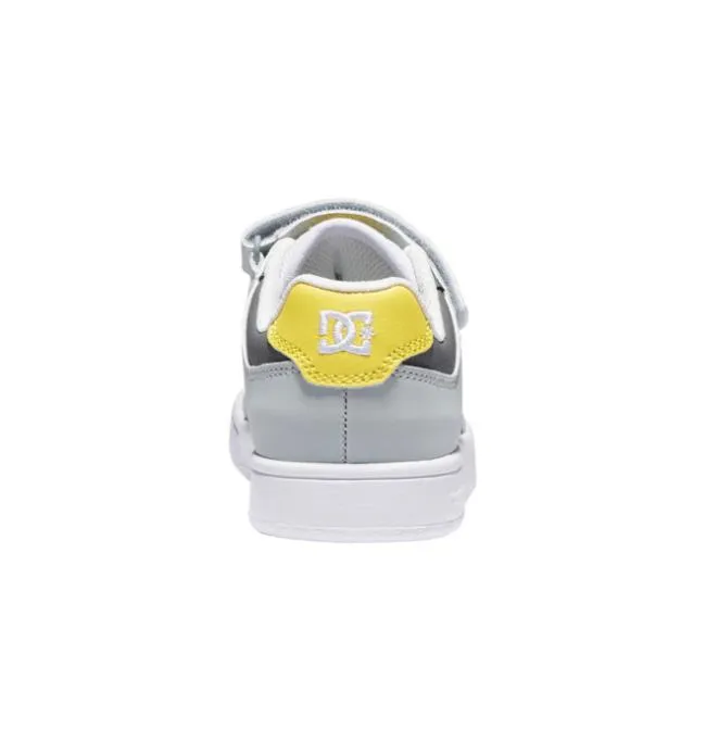 Kids Sneakers DC Kids039 Manteca 4 Elastic Lace Shoes GreyBlackYellow Kids Sneakers DC Kids039 Manteca 4 Elastic Lace Shoes GreyBlackYellow