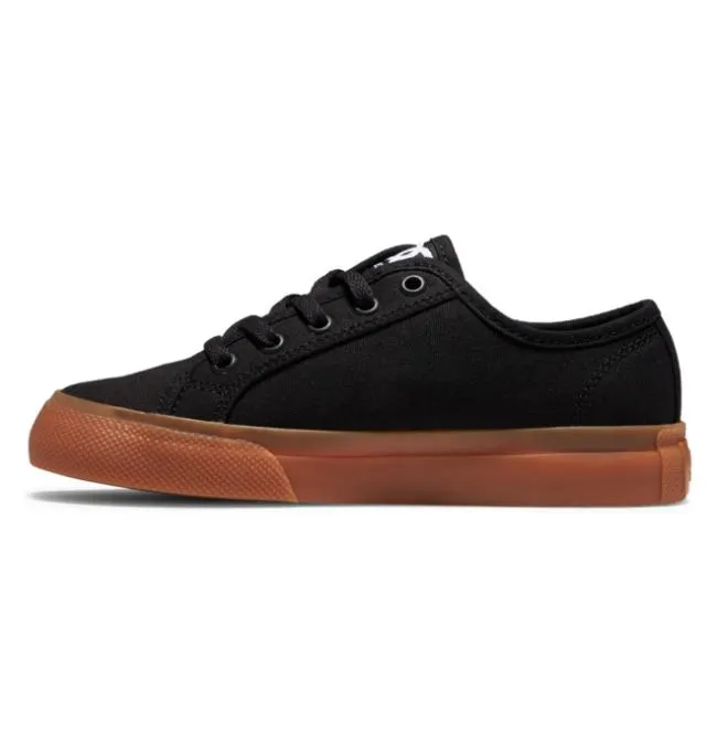 Kids Sneakers DC Kids039 Manual Shoes BlackGum Kids Sneakers DC Kids039 Manual Shoes BlackGum