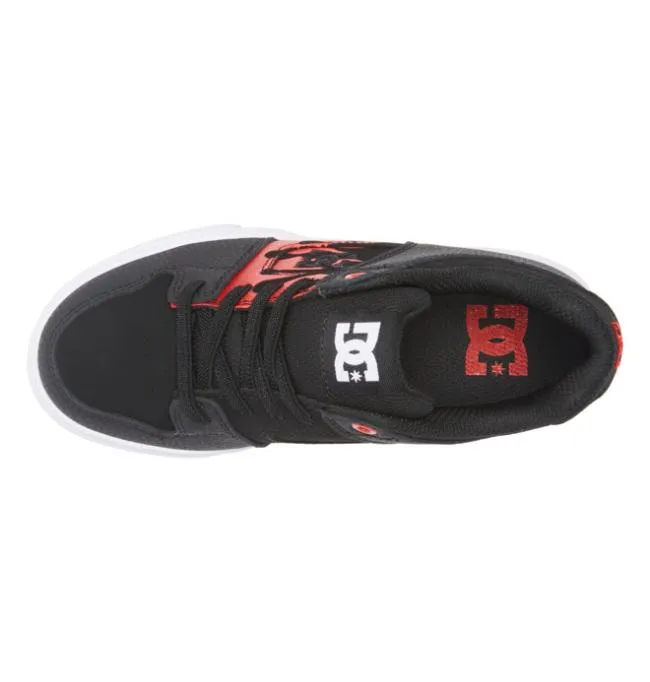 Kids Sneakers DC Kids039 Pure Elastic Lace Shoes RedGreyGrey Kids Sneakers DC Kids039 Pure Elastic Lace Shoes RedGreyGrey