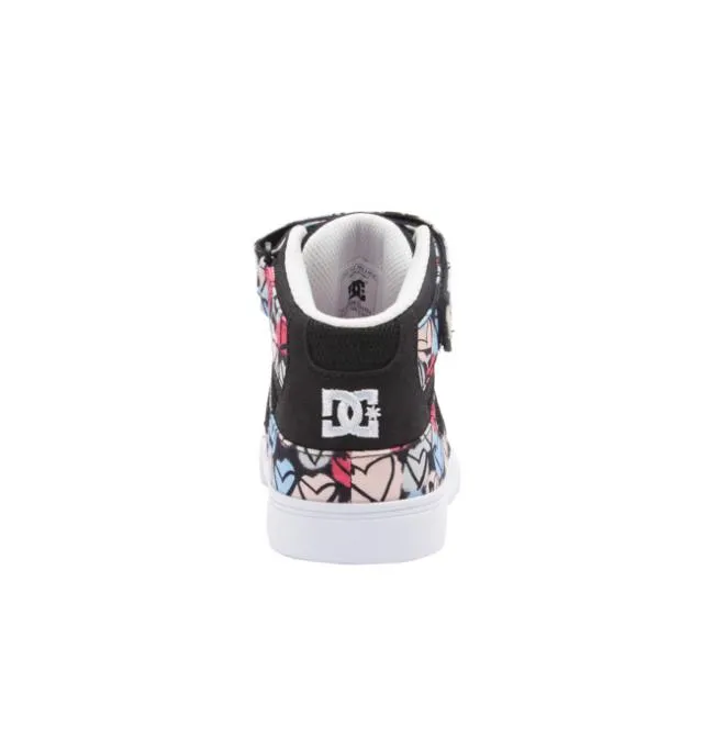 Kids Sneakers DC Kids039 Pure High Elastic Lace Shoes BlackMulti Kids Sneakers DC Kids039 Pure High Elastic Lace Shoes BlackMulti