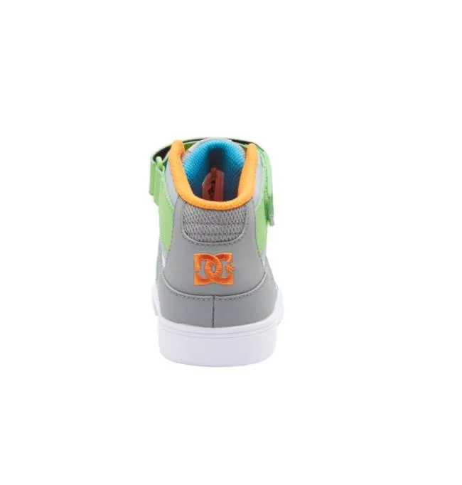 Kids Sneakers DC Kids039 Pure High Elastic Lace Shoes GreyGreyWhite Kids Sneakers DC Kids039 Pure High Elastic Lace Shoes GreyGreyWhite