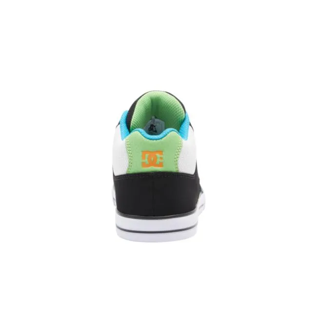 Kids Sneakers DC Kids039 Pure MID MidTop Shoes BlackWhiteBlue Kids Sneakers DC Kids039 Pure MID MidTop Shoes BlackWhiteBlue