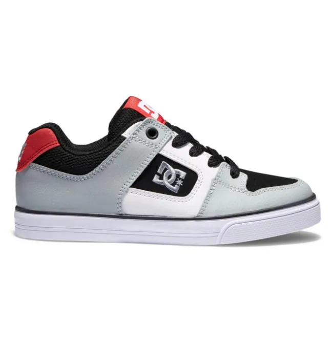 Kids Sneakers DC Kids039 Pure Shoes BlackGreyGrey