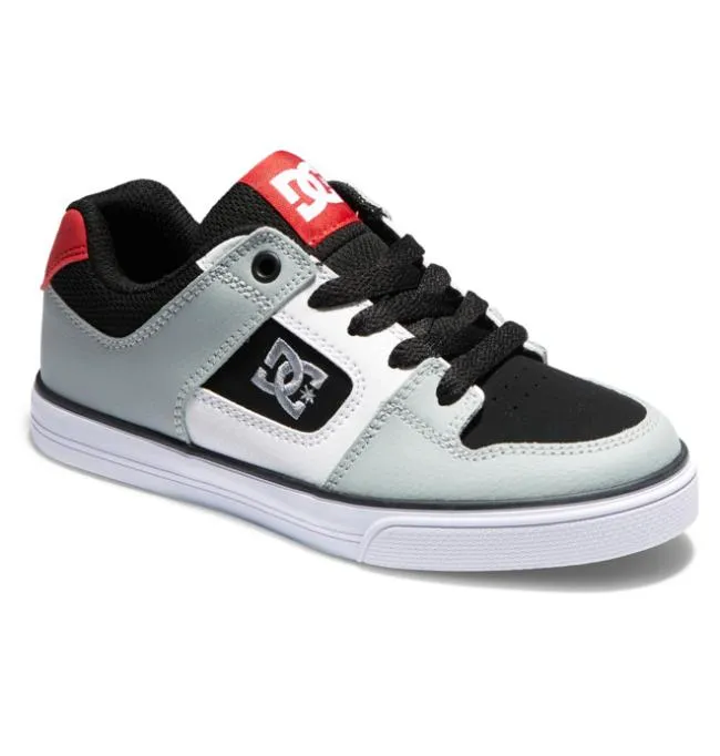 Kids Sneakers DC Kids039 Pure Shoes BlackGreyGrey Kids Sneakers DC Kids039 Pure Shoes BlackGreyGrey