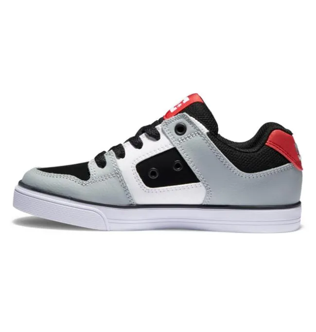 Kids Sneakers DC Kids039 Pure Shoes BlackGreyGrey Kids Sneakers DC Kids039 Pure Shoes BlackGreyGrey