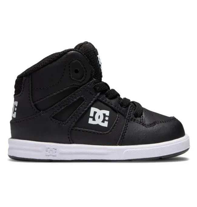 Kids Toddlers DC Toddler039s Pure Hi High Shoes BlackWhite