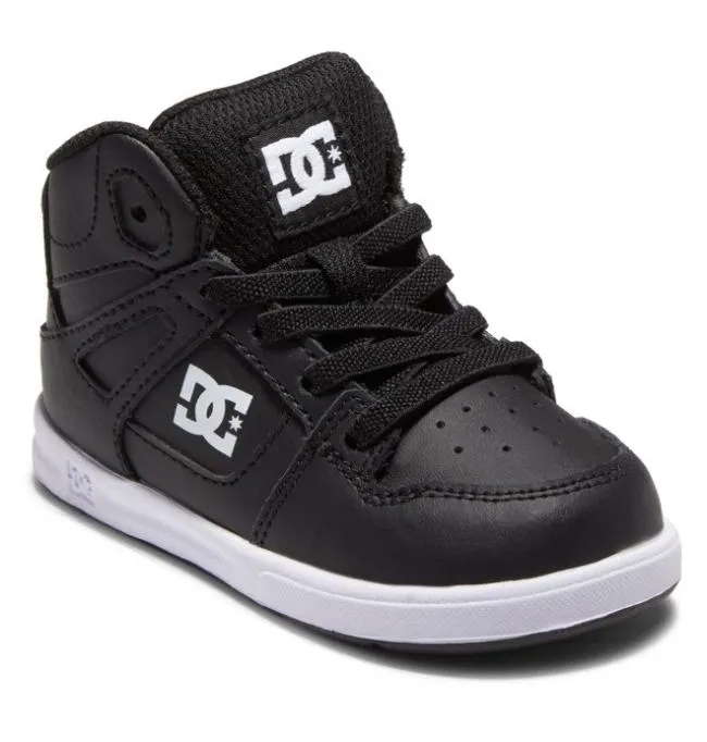 Kids Toddlers DC Toddler039s Pure Hi High Shoes BlackWhite Kids Toddlers DC Toddler039s Pure Hi High Shoes BlackWhite