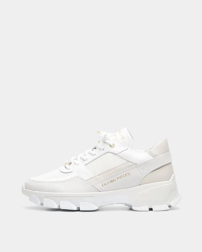 Kyoto Radar Glare White Women Filling Pieces Sneakers