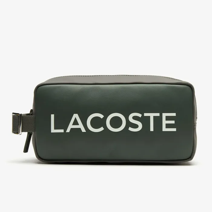 L1212 Branded Zip Toiletry Bag Thyme Mens Lacoste Small Leather Goods Gift 4 You L1212 Branded Zip Toiletry Bag Thyme Mens Lacoste Small Leather Goods Gift 4 You