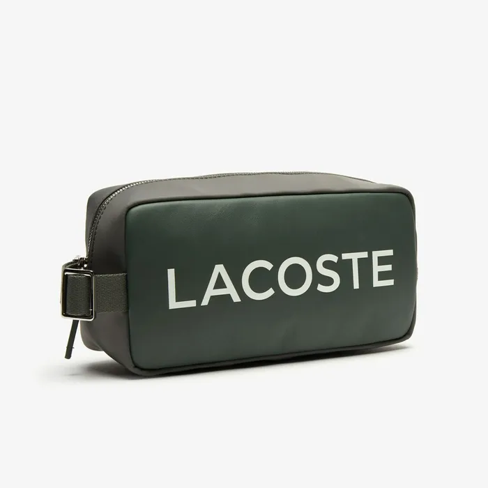 L1212 Branded Zip Toiletry Bag Thyme Mens Lacoste Small Leather Goods Gift 4 You