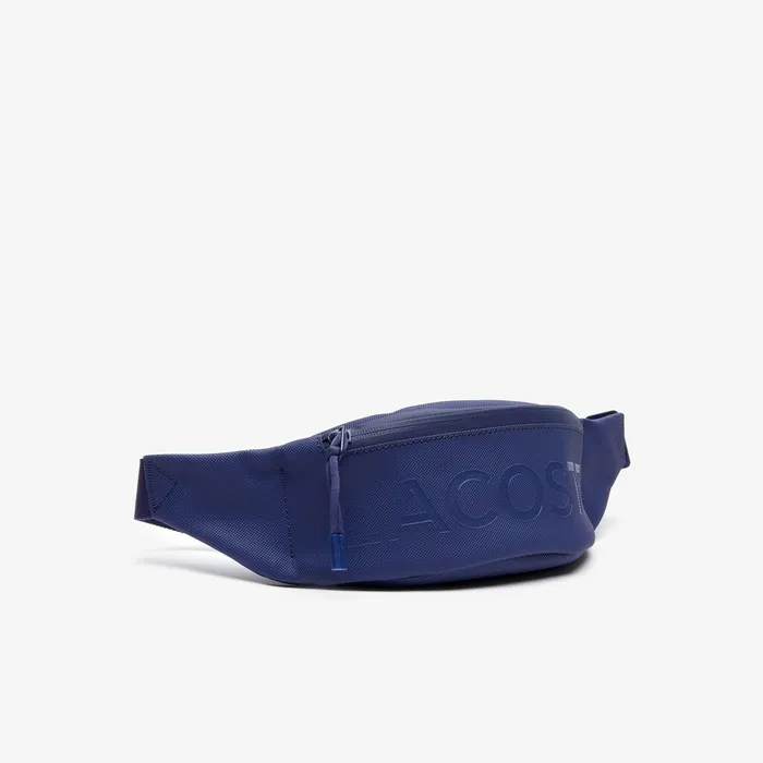 L1212 Logo Lettering Fanny Pack Blue Depths Mens Lacoste Bags Online