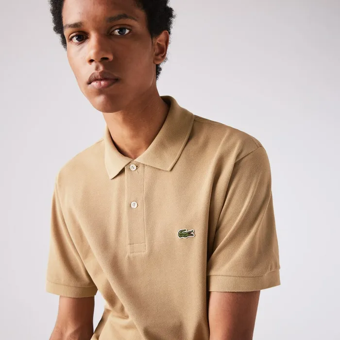 L1212 Polo Beige Mens Lacoste The Original Polo For Sale
