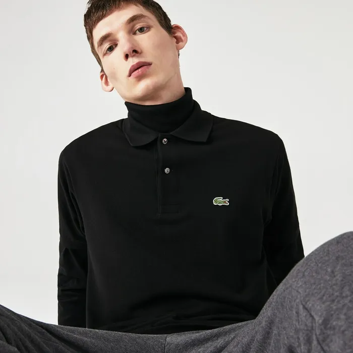 L1212 Polo Black Mens Lacoste The Original Polo Cheap On Sale