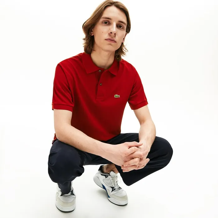 L1212 Polo Bordeaux Mens Lacoste The Original Polo Casaul