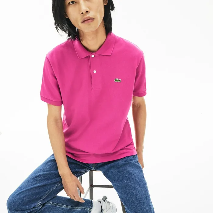 L1212 Polo Fushia Pink Mens Lacoste The Original Polo Popular