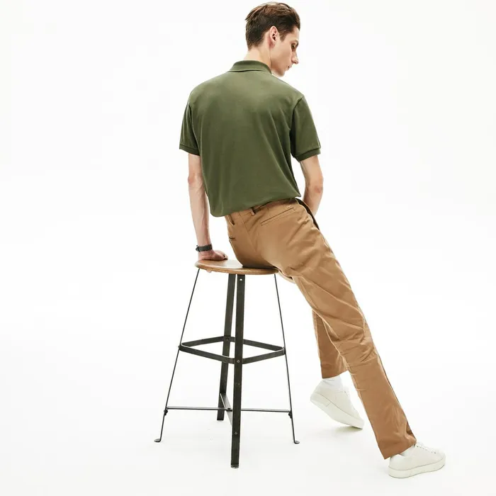L1212 Polo Khaki Green Mens Lacoste The Original Polo Popular