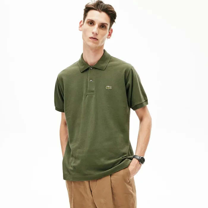 L1212 Polo Khaki Green Mens Lacoste The Original Polo Popular