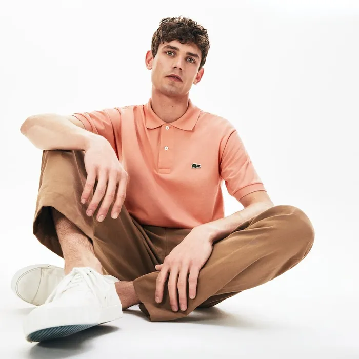 L1212 Polo Pink Mens Lacoste The Original Polo Casaul