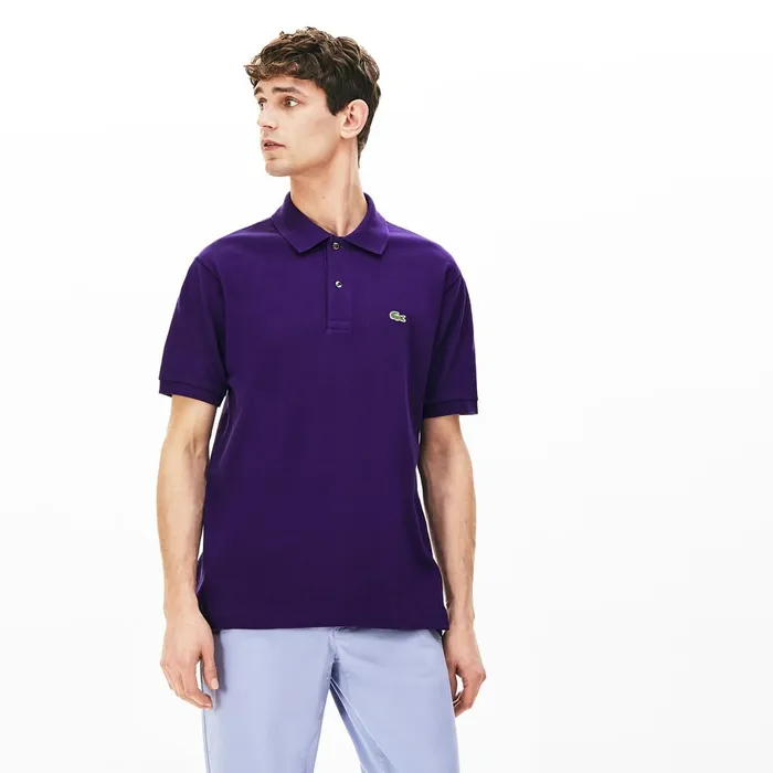 L1212 Polo Purple Mens Lacoste The Original Polo Casaul