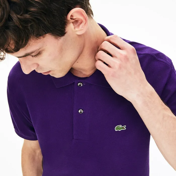 L1212 Polo Purple Mens Lacoste The Original Polo Casaul