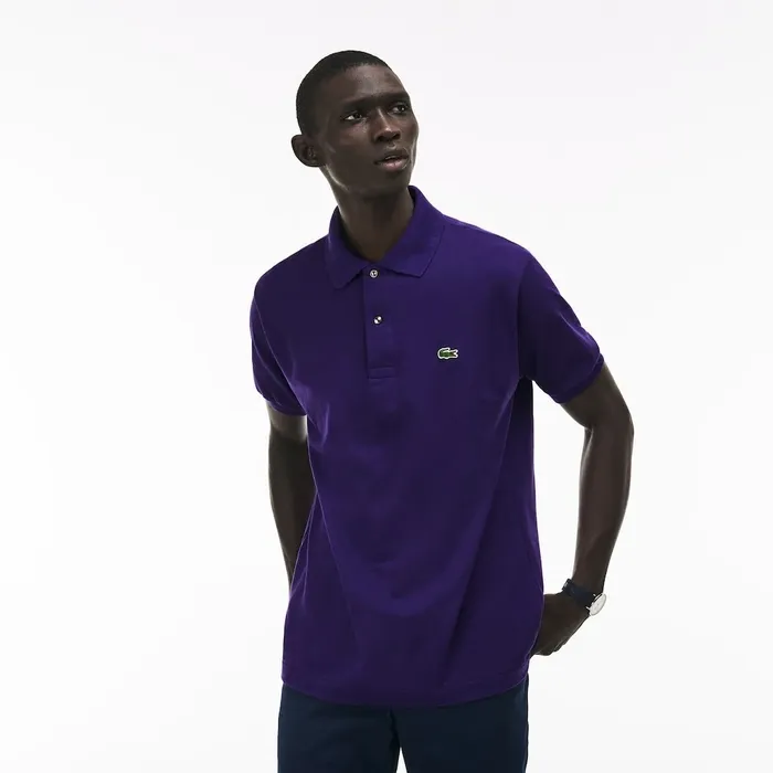 L1212 Polo Purple Mens Lacoste The Original Polo For Sale