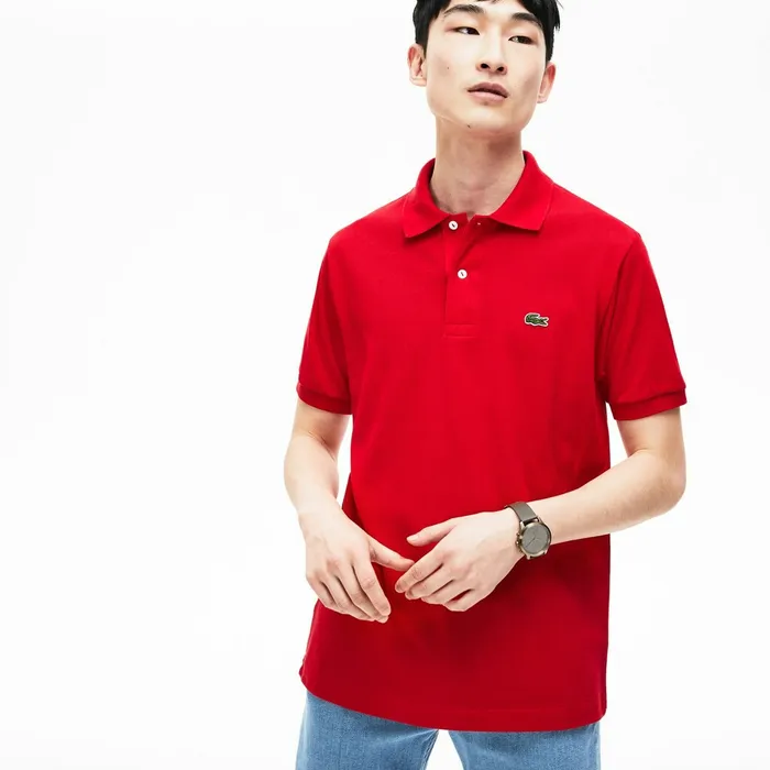 L1212 Polo Red Mens Lacoste The Original Polo Casaul