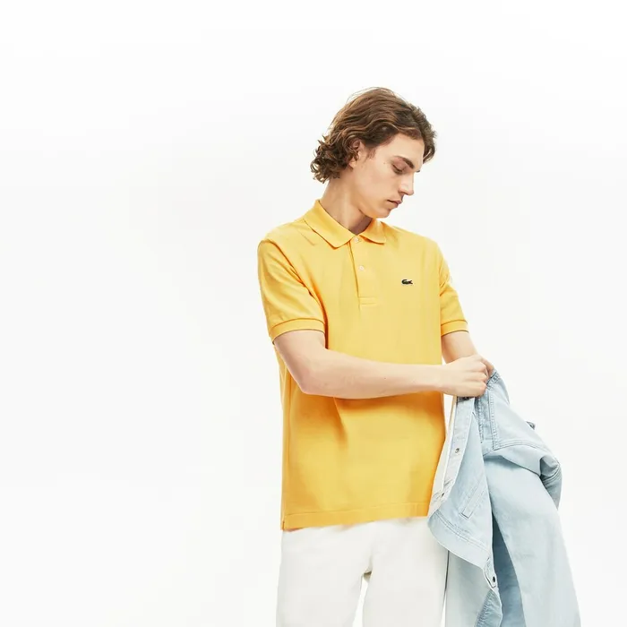 L1212 Polo Yellow Mens Lacoste The Original Polo Online