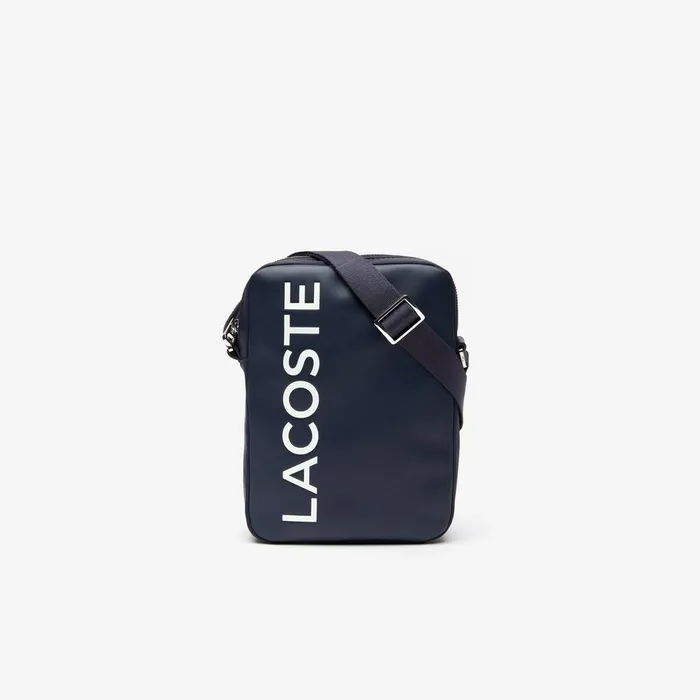 L1212 Signature Leather Vertical Bag Dark Sapphire Mens Lacoste Bags Shop