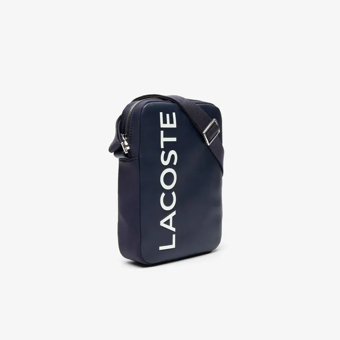 L1212 Signature Leather Vertical Bag Dark Sapphire Mens Lacoste Bags Shop