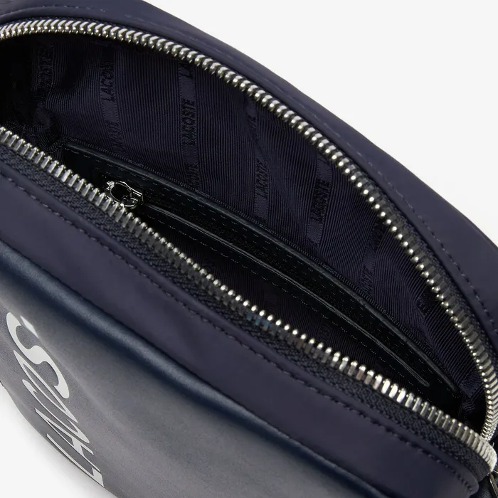 L1212 Signature Leather Vertical Bag Dark Sapphire Mens Lacoste Bags Shop