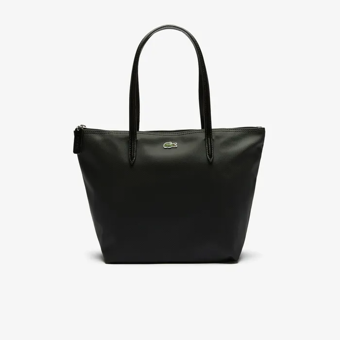 L1212 Small Tote Bag Black Womens Lacoste Bags Outlet Factory