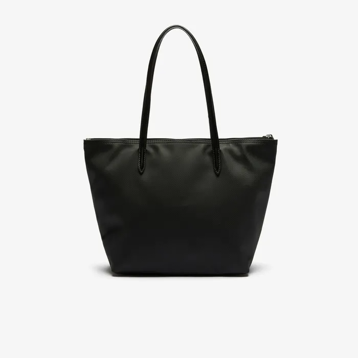 L1212 Small Tote Bag Black Womens Lacoste Bags Outlet Factory
