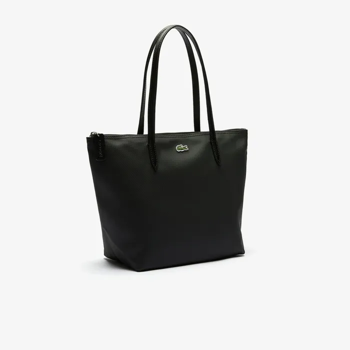 L1212 Small Tote Bag Black Womens Lacoste Bags Outlet Factory
