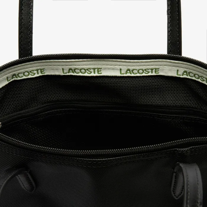 L1212 Small Tote Bag Black Womens Lacoste Bags Outlet Factory