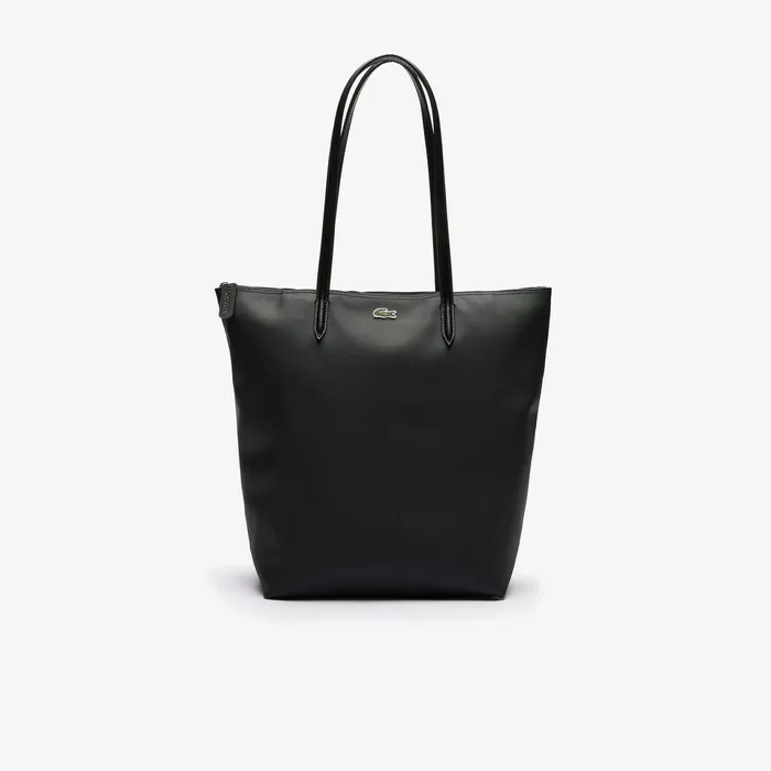 L1212 Vertical Tote Bag Black Womens Lacoste Bags Online