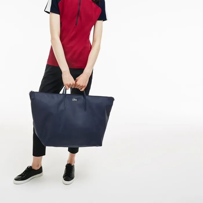 L1212 Weekend Tote Bag Black Womens Lacoste Bags Shop