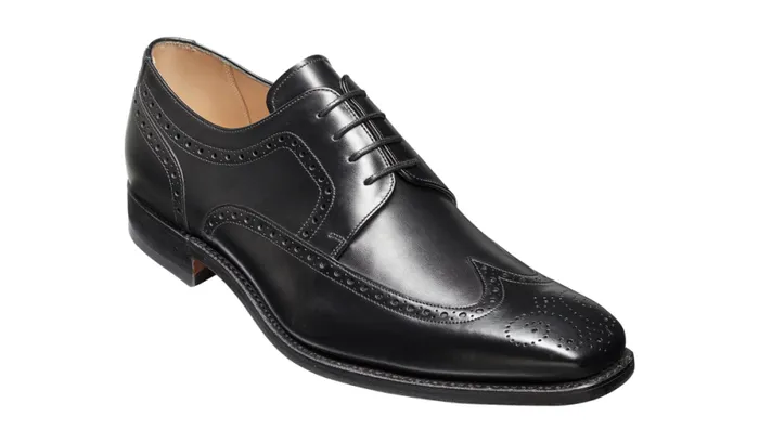 Larry 8211 Black Calf Mens Barker Shoes Brogues