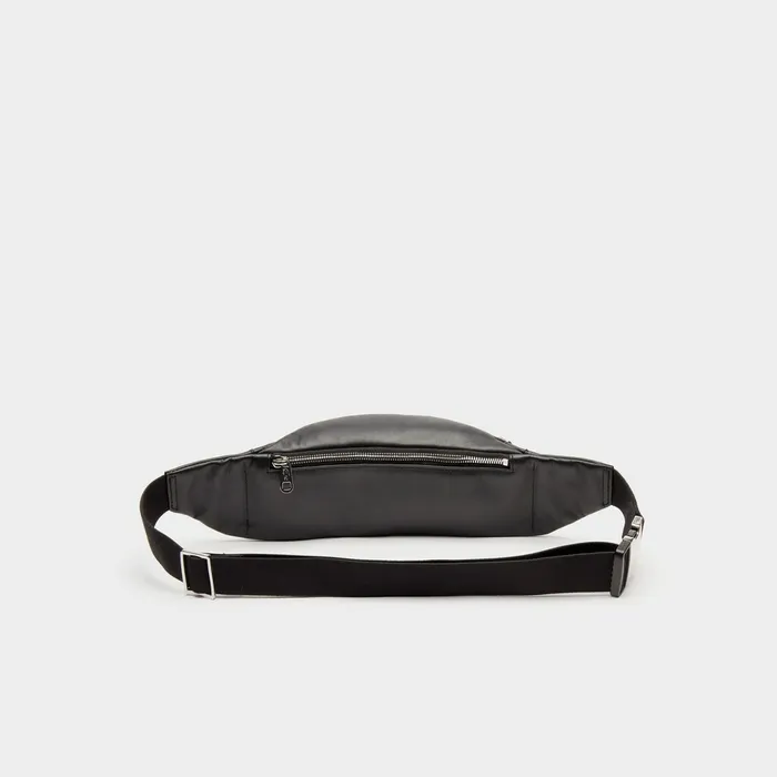 Leather Fanny Pack Black Mens Lacoste Bags Online Store