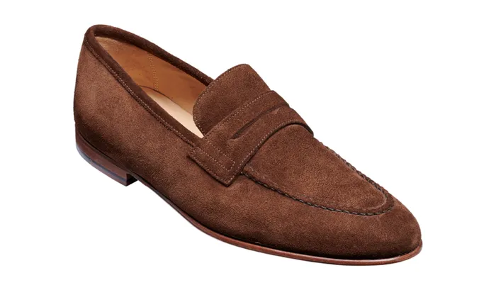 Ledley 8211 Castagnia Suede Mens Barker Shoes Loafers