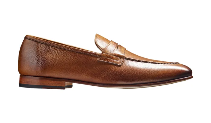 Ledley 8211 Cedar Grain Mens Barker Shoes Loafers