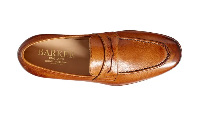 Ledley 8211 Cedar Grain Mens Barker Shoes Loafers
