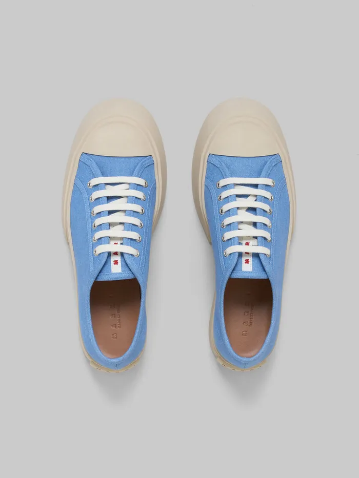 Light Blue Denim Pablo Laceup Sneaker Men Marni Sneakers