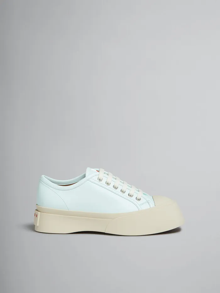 Light Blue Nappa Leather Pablo Laceup Sneaker Women Marni Pablo