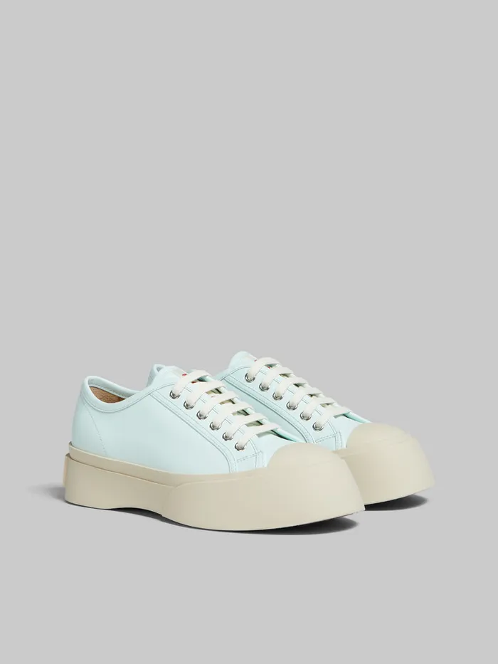 Light Blue Nappa Leather Pablo Laceup Sneaker Women Marni Pablo