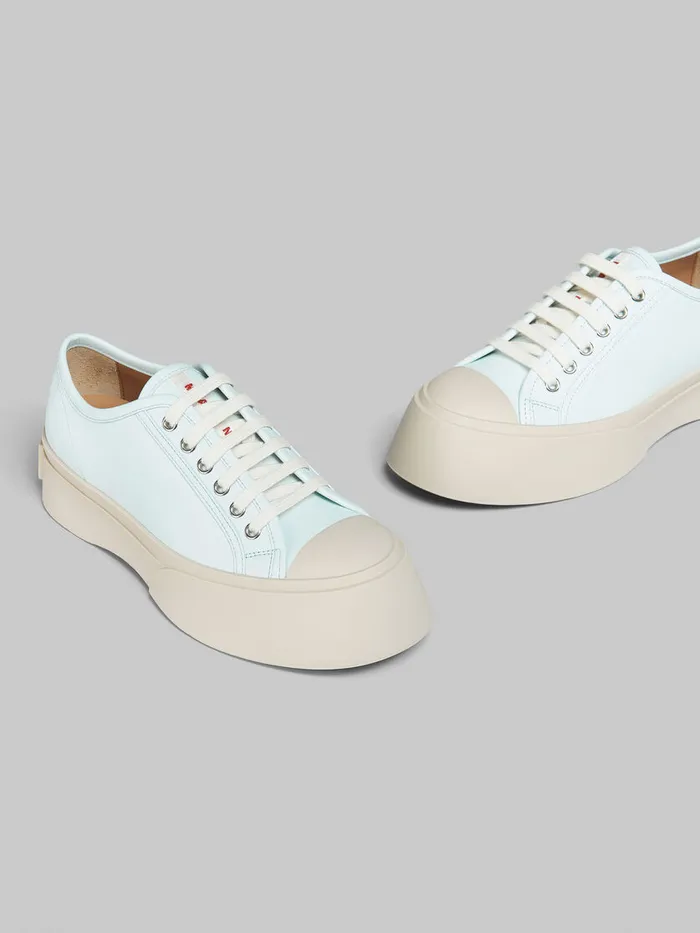 Light Blue Nappa Leather Pablo Laceup Sneaker Women Marni Pablo