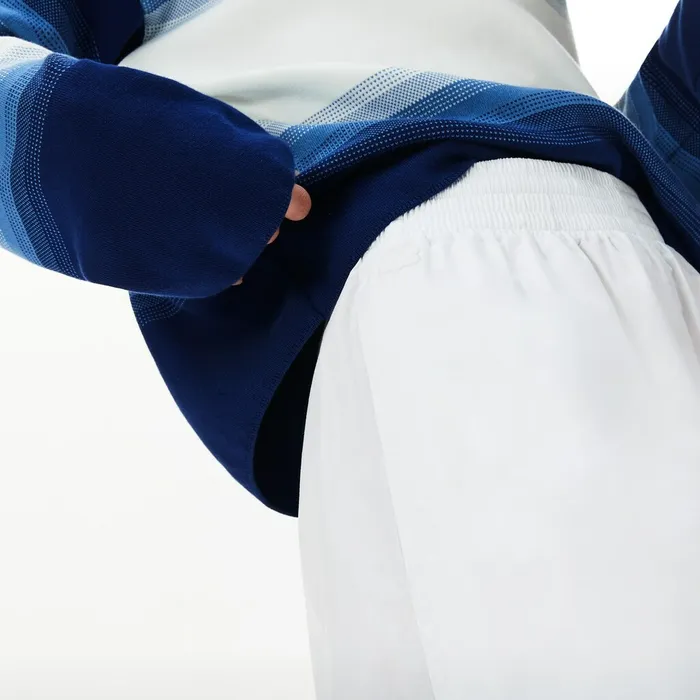 Light Cotton Poplin Culottes White Womens Lacoste Pants and Shorts Gift for Friend