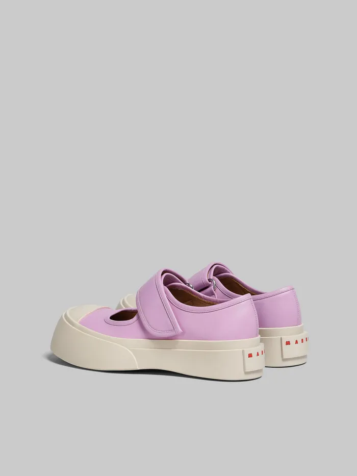 Lilac Nappa Leather Mary Jane Sneaker Women Marni Pablo