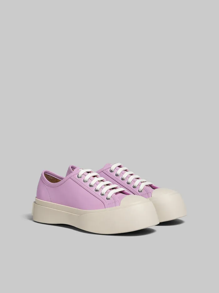Lilac Nappa Leather Pablo Laceup Sneaker Women Marni Pablo