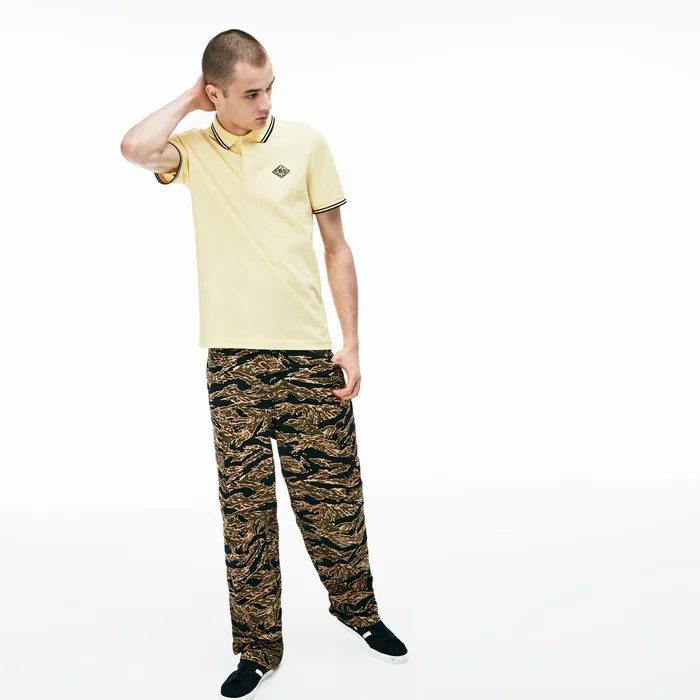 LIVE Camouflage Cargo Pants BlackWhite Mens Lacoste Pants and Shorts Popular
