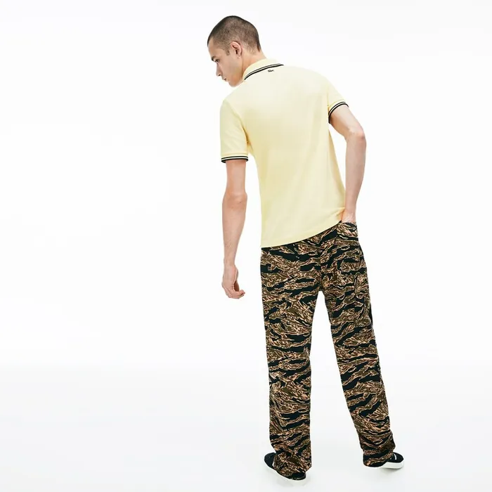 LIVE Camouflage Cargo Pants BlackWhite Mens Lacoste Pants and Shorts Popular